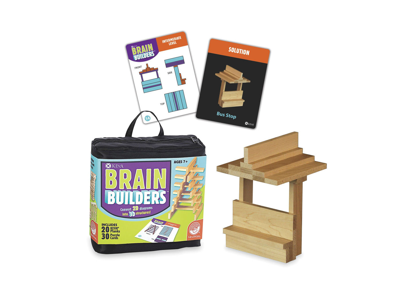 MindWare Brain Builders KEVA Planks Engineering Challenge Game