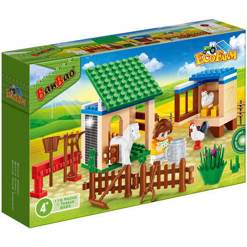 BanBao Animal Farm Adventure STEM Building Kit - 115 Pieces