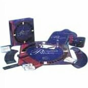 Proverbial Wisdom: Bible Edition interactive board game with blue box, game board, cards, and accessories displayed
