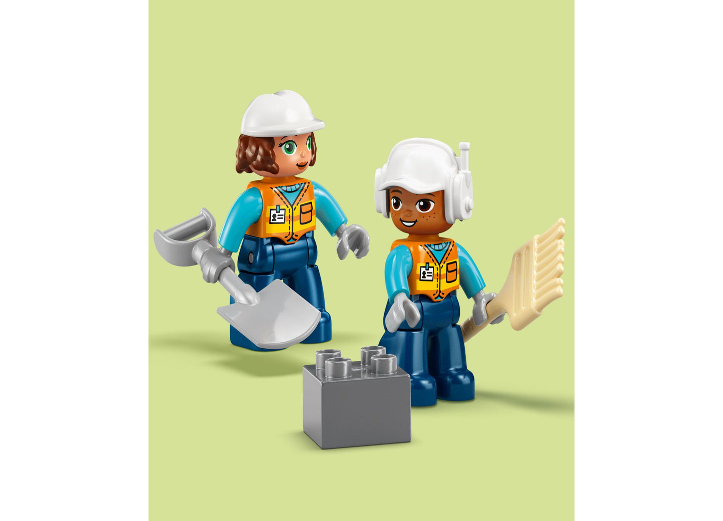 LEGO DUPLO Town Construction Site 3-in-1 Vehicle Set 10476, 84 Pieces