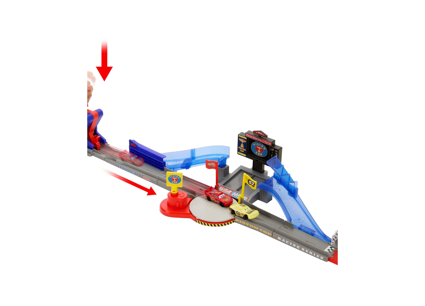 Disney Pixar Cars Stunting Speedway Playset with Piston Cup