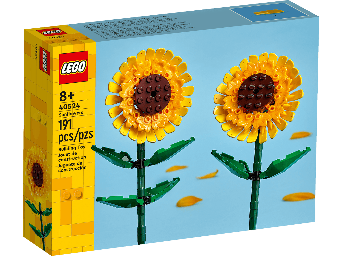 LEGO Botanicals Sunflowers 40524 Model Kit - 191 Pieces