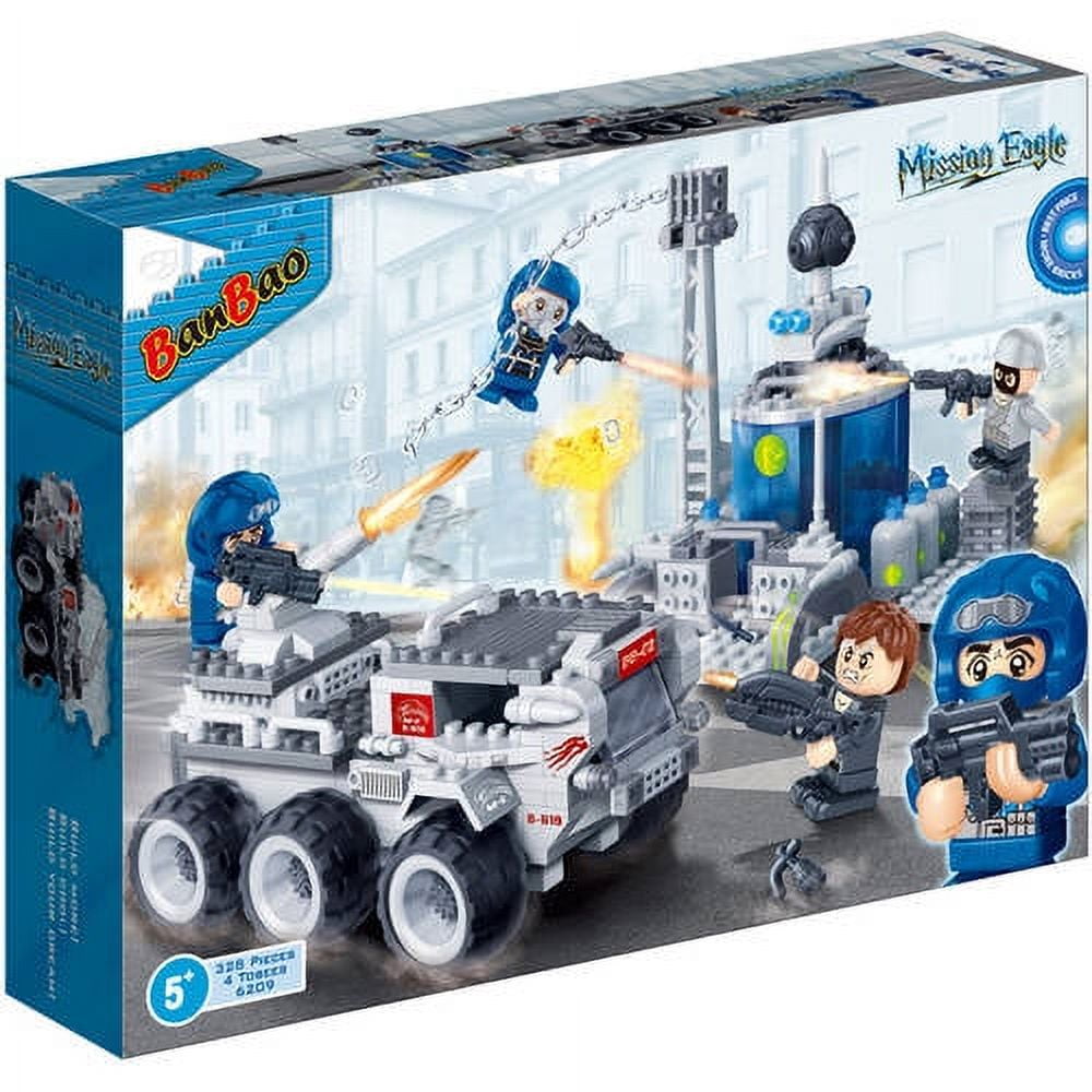 Banbao Mission Eagle 328-Piece Combat Truck and Tower Playset