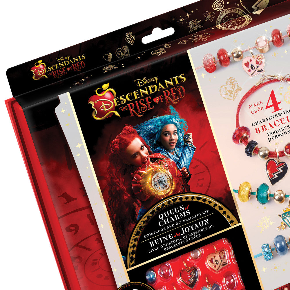Make It Real: Descendants 4 Rise Of Red - Queen Of Charms - 34pc DIY Jewelry Kit