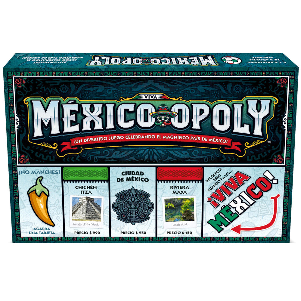 Late for the Sky Mexico-Opoly Spanish Edition Board Game