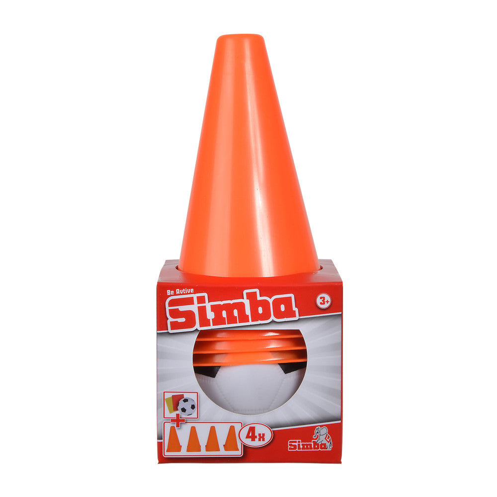 Simba Toys Soccer Training Cone Set with Ball and Referee Cards