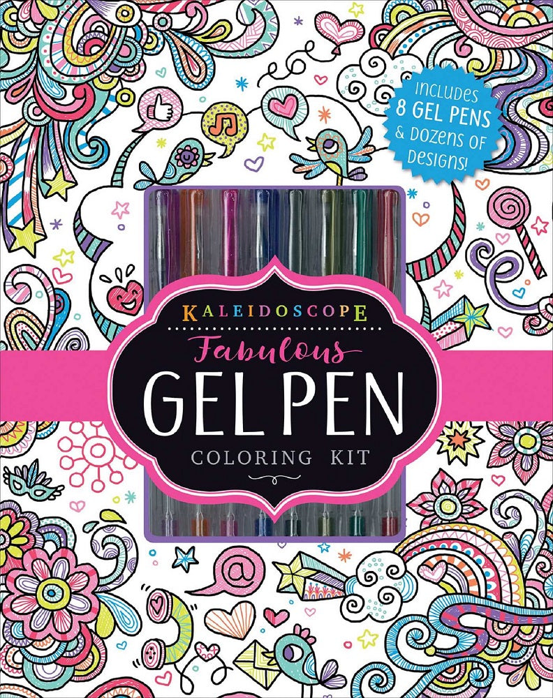 KALEIDOSCOPE: FABULOUS GEL PEN COLORING KIT