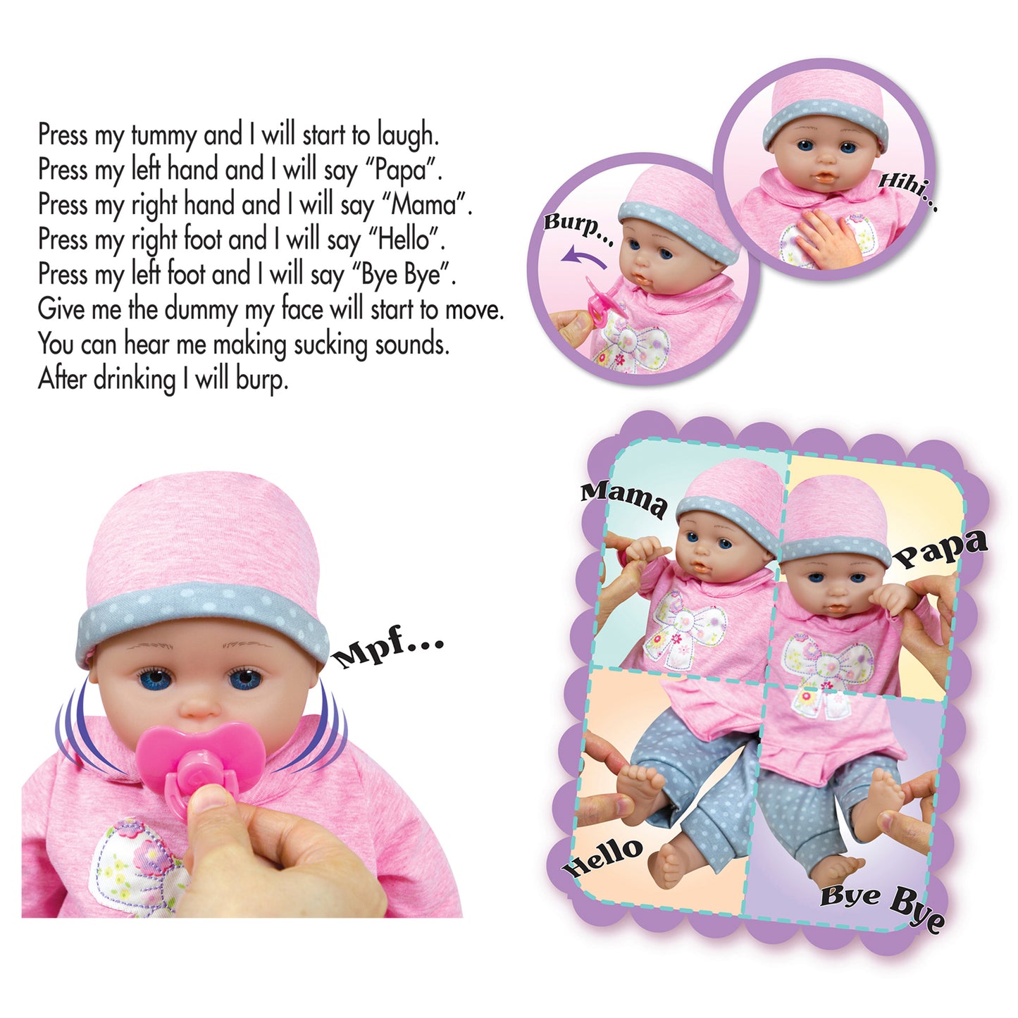 Lissi Dolls 16 Inch Interactive Baby Doll - Alexa