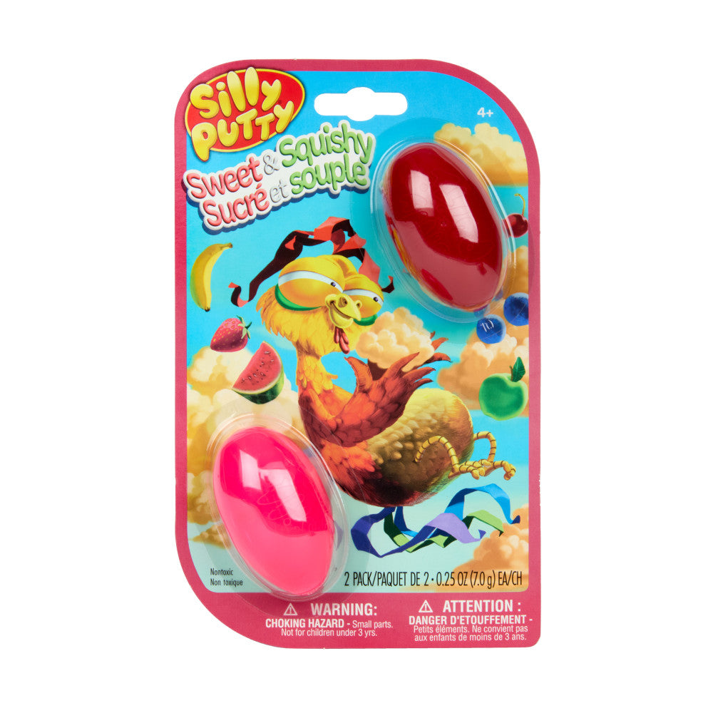 Crayola Silly Putty Sweet & Squishy Scented Egg Duo - 8 Pack