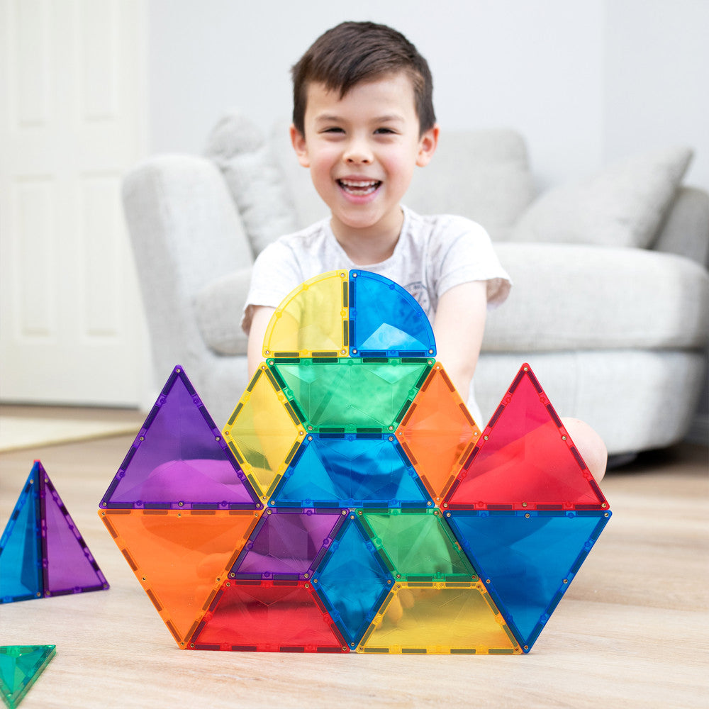 Connetix Magnetic Tiles Rainbow Shape Expansion Pack – 36 Piece Set