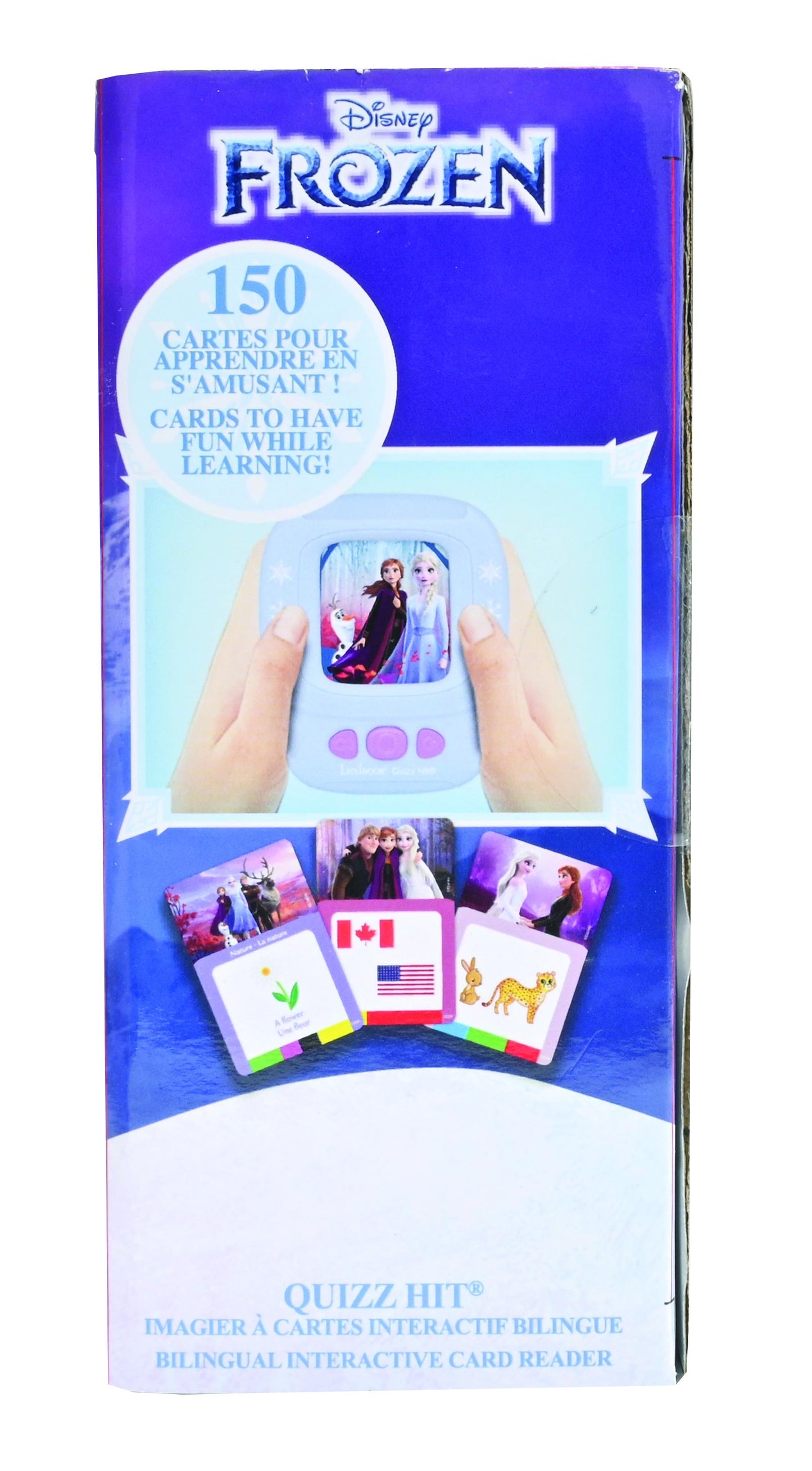 Disney Frozen Interactive Bilingual Card Reader - Educational Quiz Game