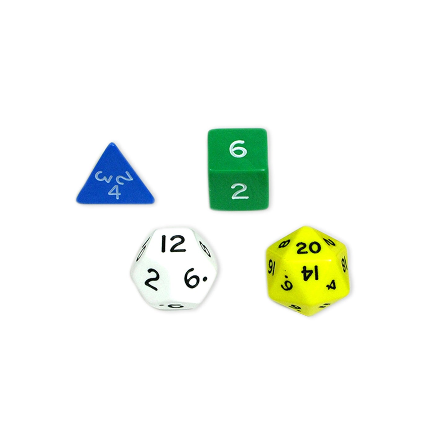 Koplow Games Ultimate Opaque Polyhedra Dice Collection, 100 Count