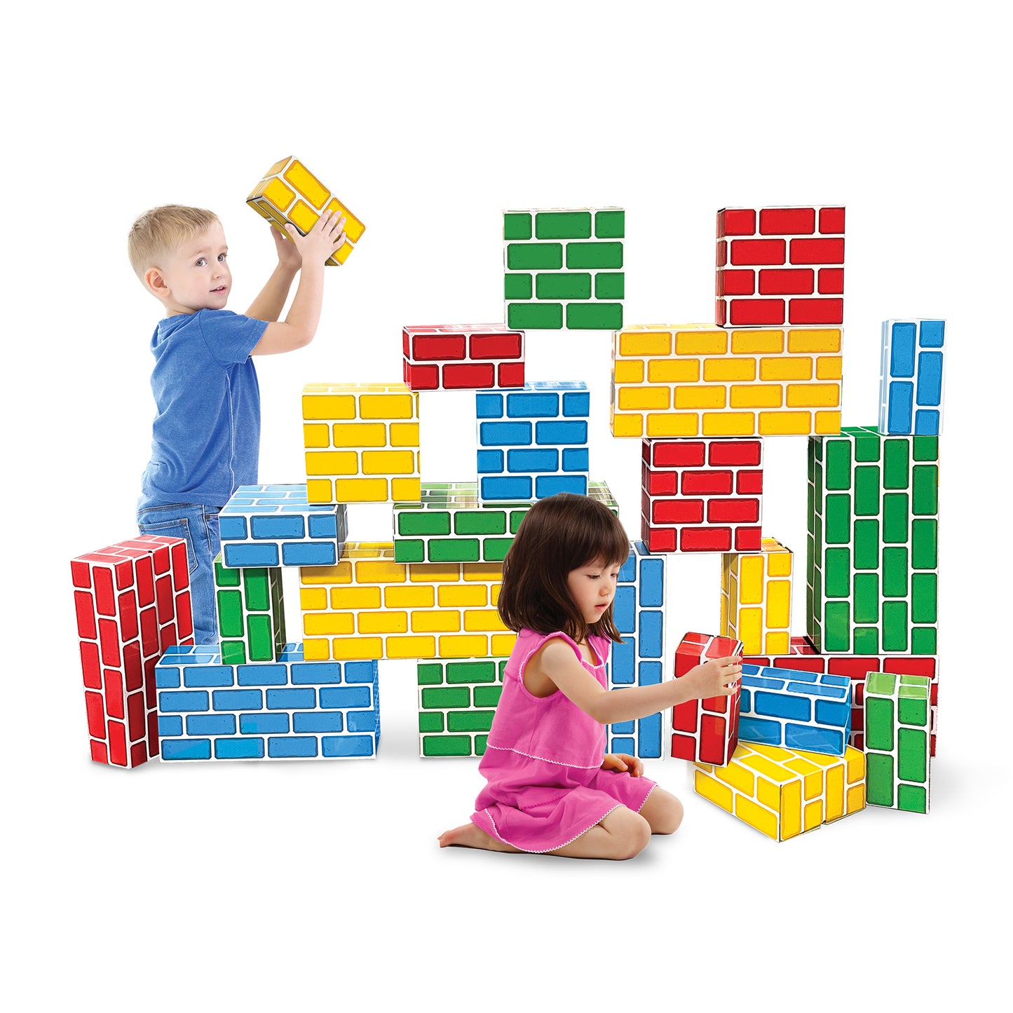 Teacher Created Resources® Easy-Stack Cardboard Blocks, 24 Piece Set