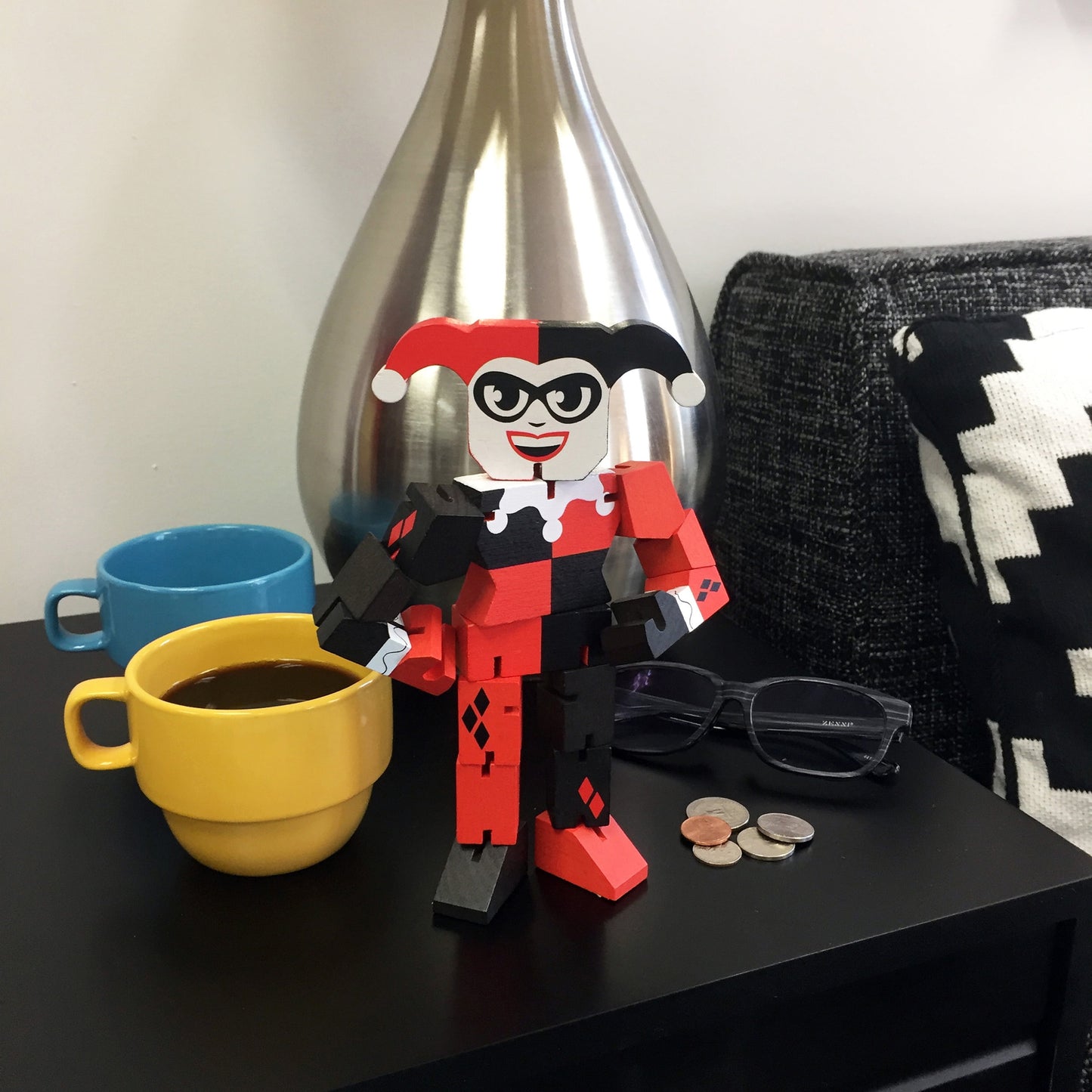 DC Comics Harley Quinn 8 Inch Wood Warriors Action Figure