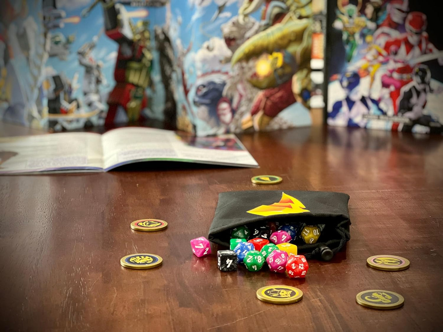 Power Rangers RPG Yellow Dice Set - Ultimate Ranger Roleplay Gear