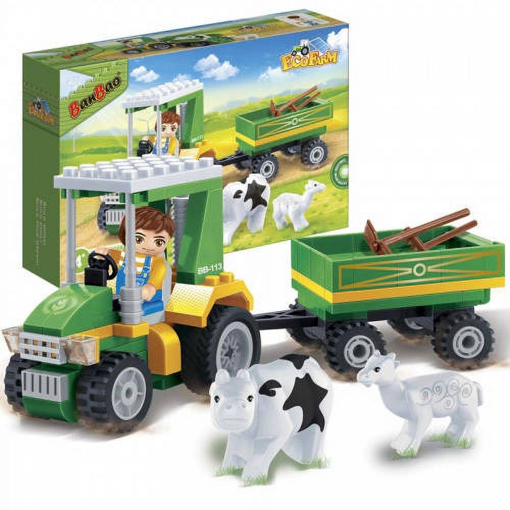 BanBao 115 Piece Tractor and Tools Building Set - Farm Fun