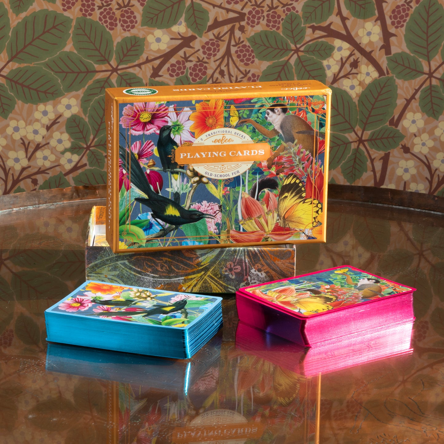 Garden of Eden Deluxe Playing Card Decks with Gilded Edges