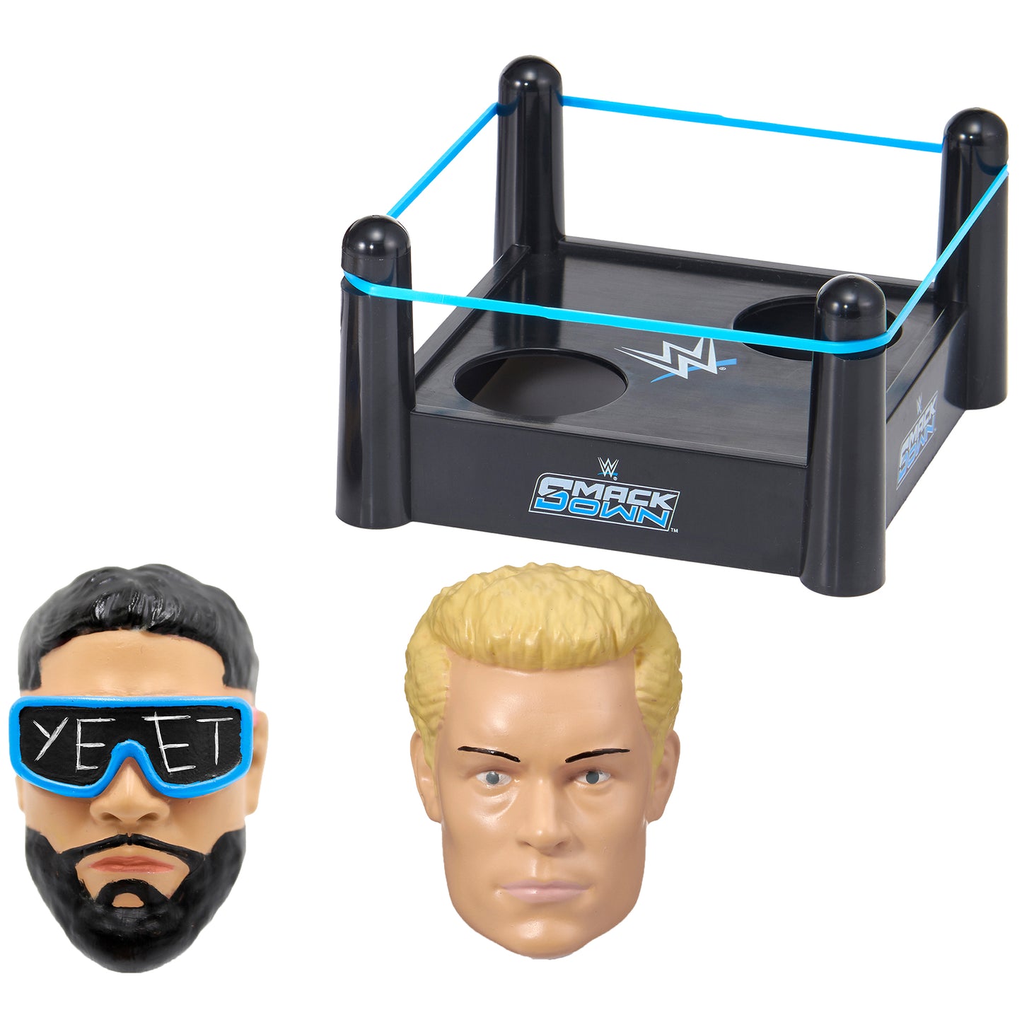 WWE Thumb War: Cody Rhodes vs Jey Uso, 1.5" Figures Arena Battle