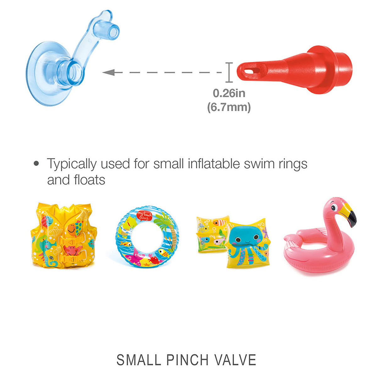 Intex Bellows Foot Pump - 11" High-Volume Air and Deflation Pump
