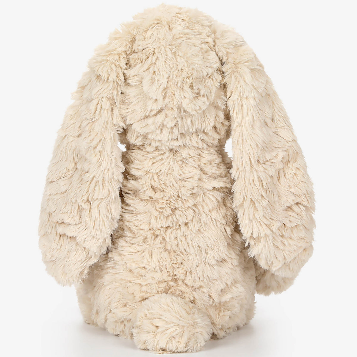 MCHUGS Forest Series Nina Rabbit 9.8-inch plush in cream, shown from behind with long floppy ears