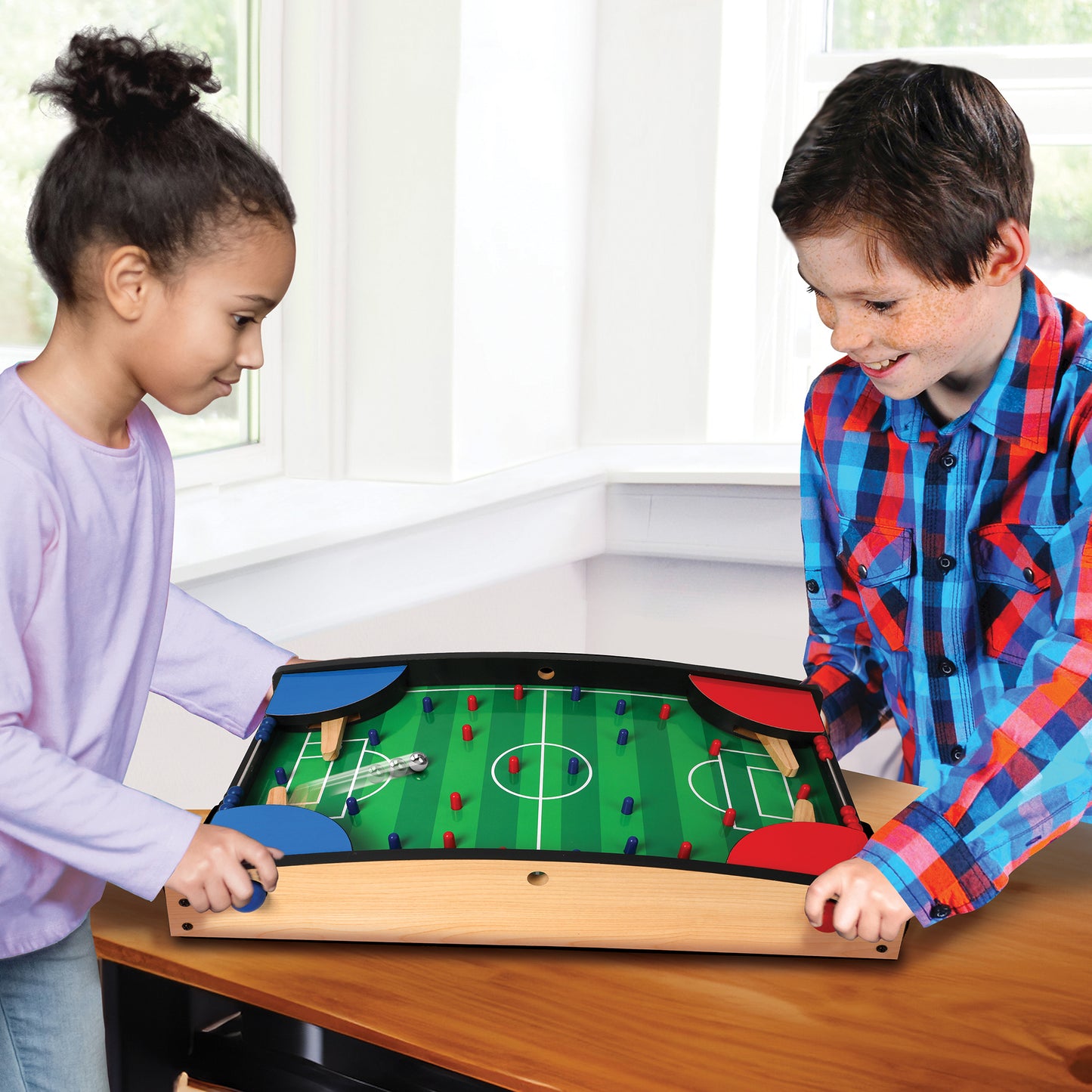Tabletop Pinball Soccer 20" Portable Family Game