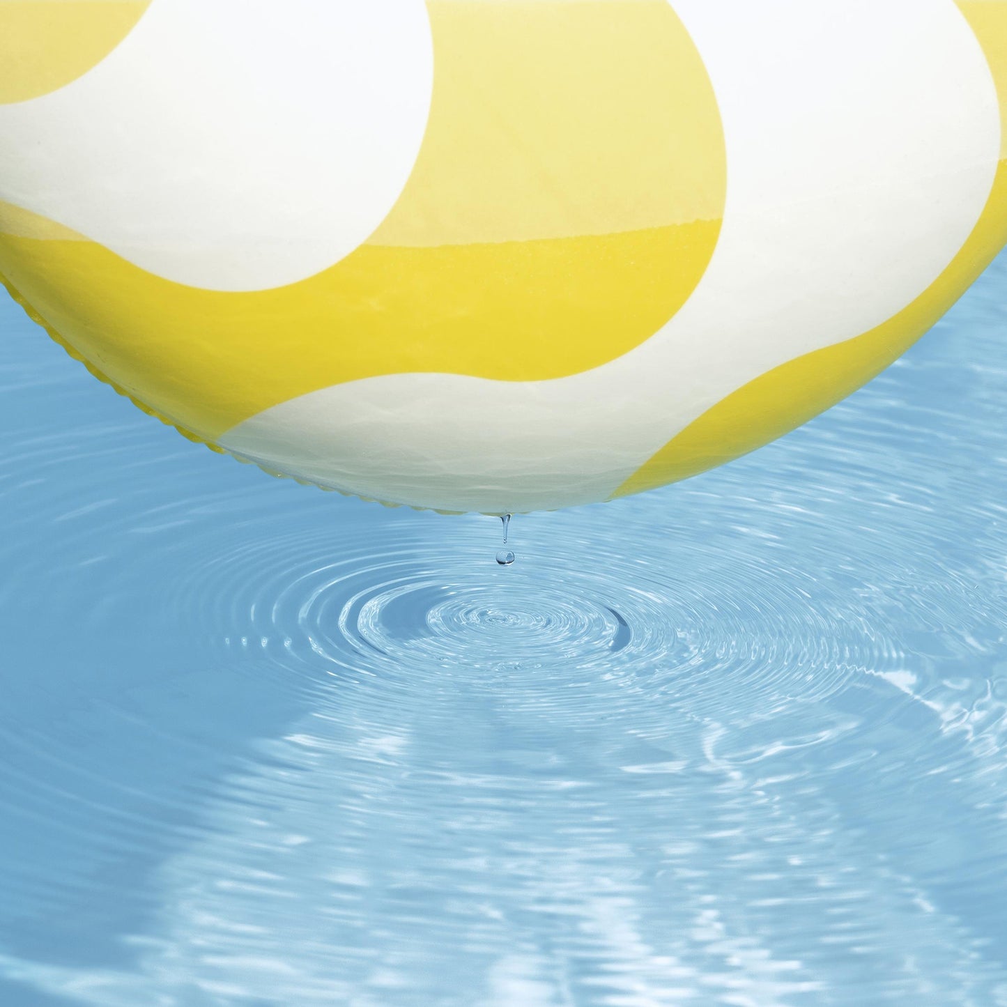 Swim Safe Comfort Plush Baby Float – 31" Yellow Inflatable with Diaper-Style Seat