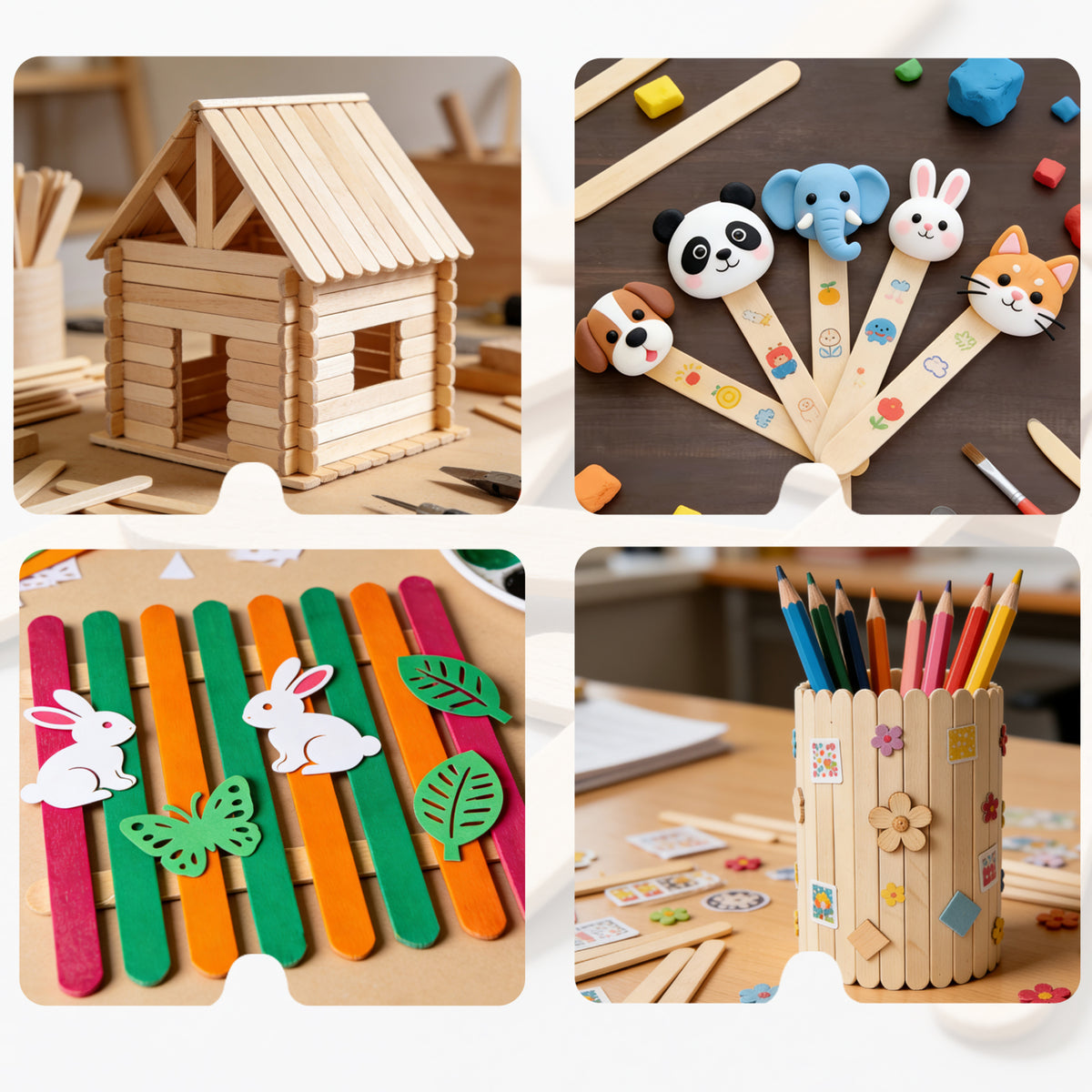Easy Playhouse: Craft Sticks - 2000 ct