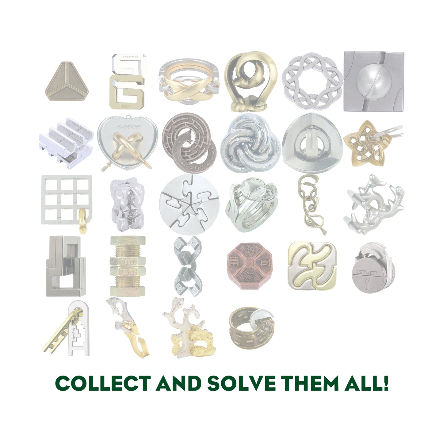 Hanayama Level 3 Cast Puzzle - Cross: Challenging Metallic Brain Teaser
