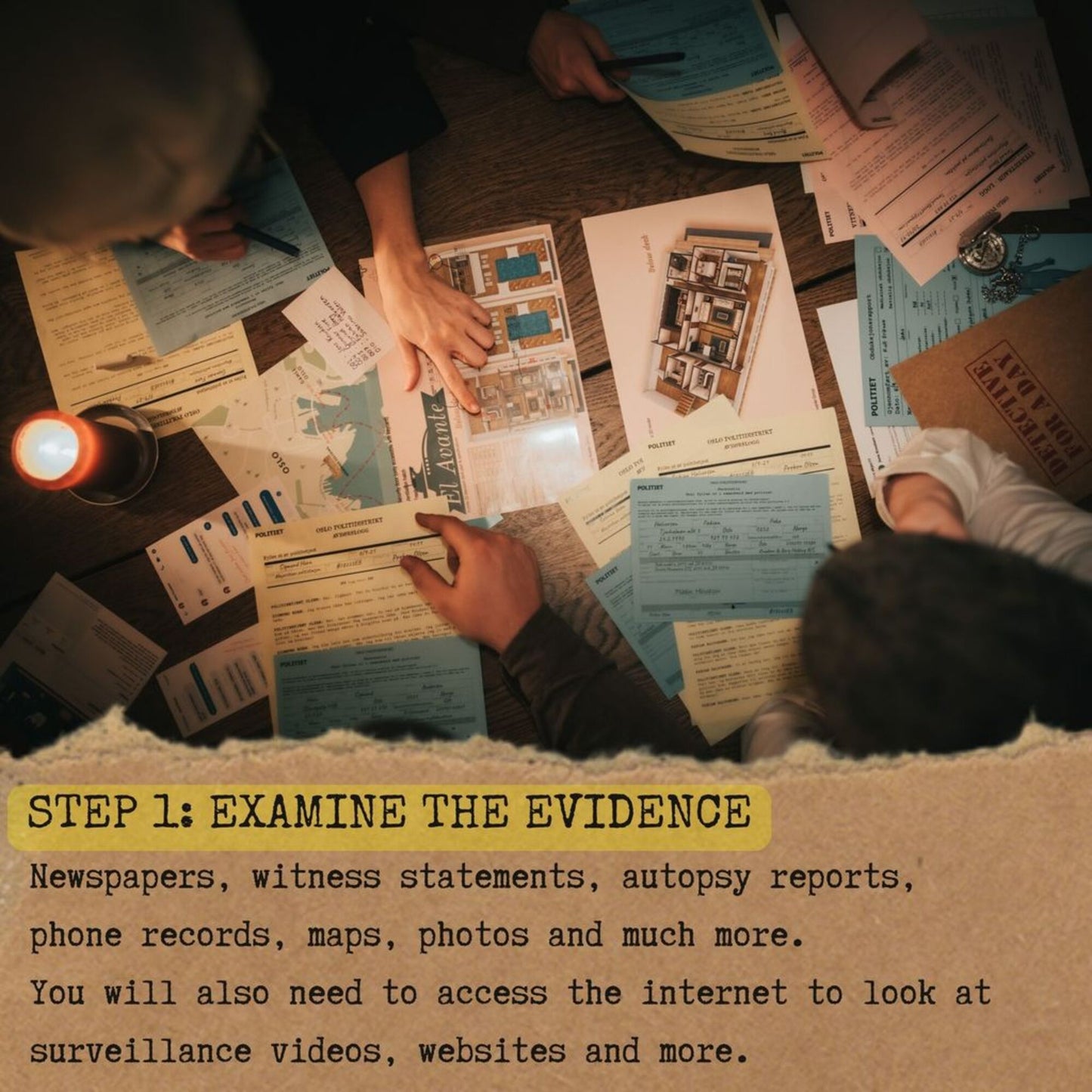 Detective For A Day: The Cult Member Killings - Interactive Party Game