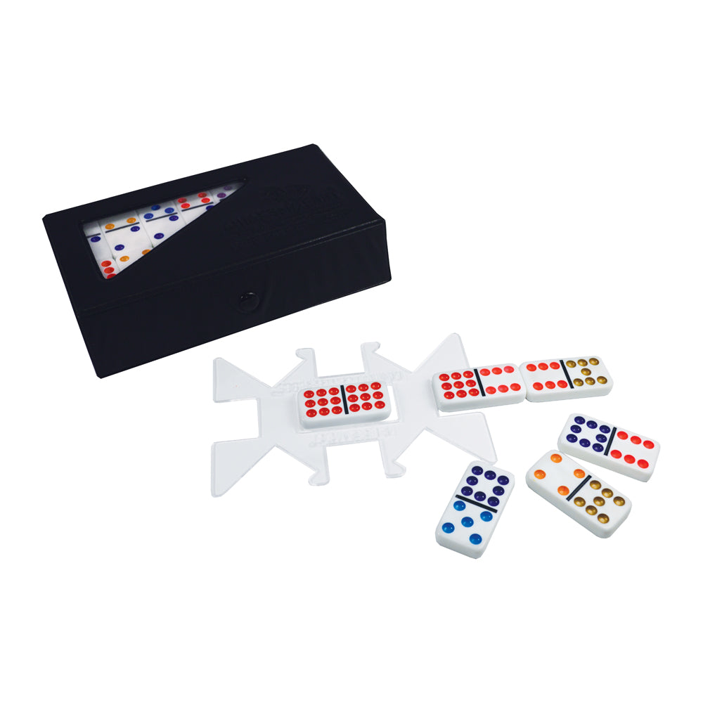 ChickenFoot Double 9 Color Dot Professional Dominoes Set