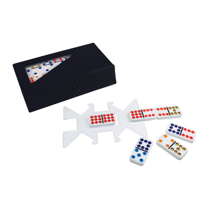 ChickenFoot Double 9 Color Dot Professional Dominoes Set