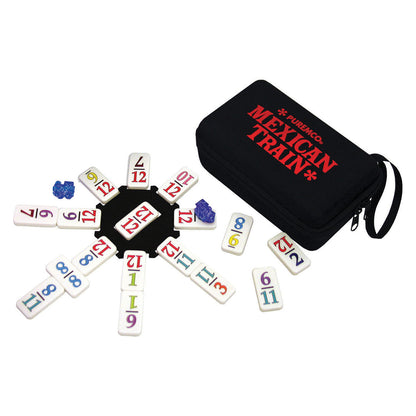 Mexican Train To Go Number Dominoes Set by Puremco