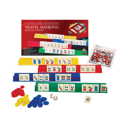 Travel MahJong American Version - Portable Tile Game Set