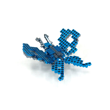 Metomics 3-in-1 Designer Building Blocks Set - Azure Blue - 150 Pieces
