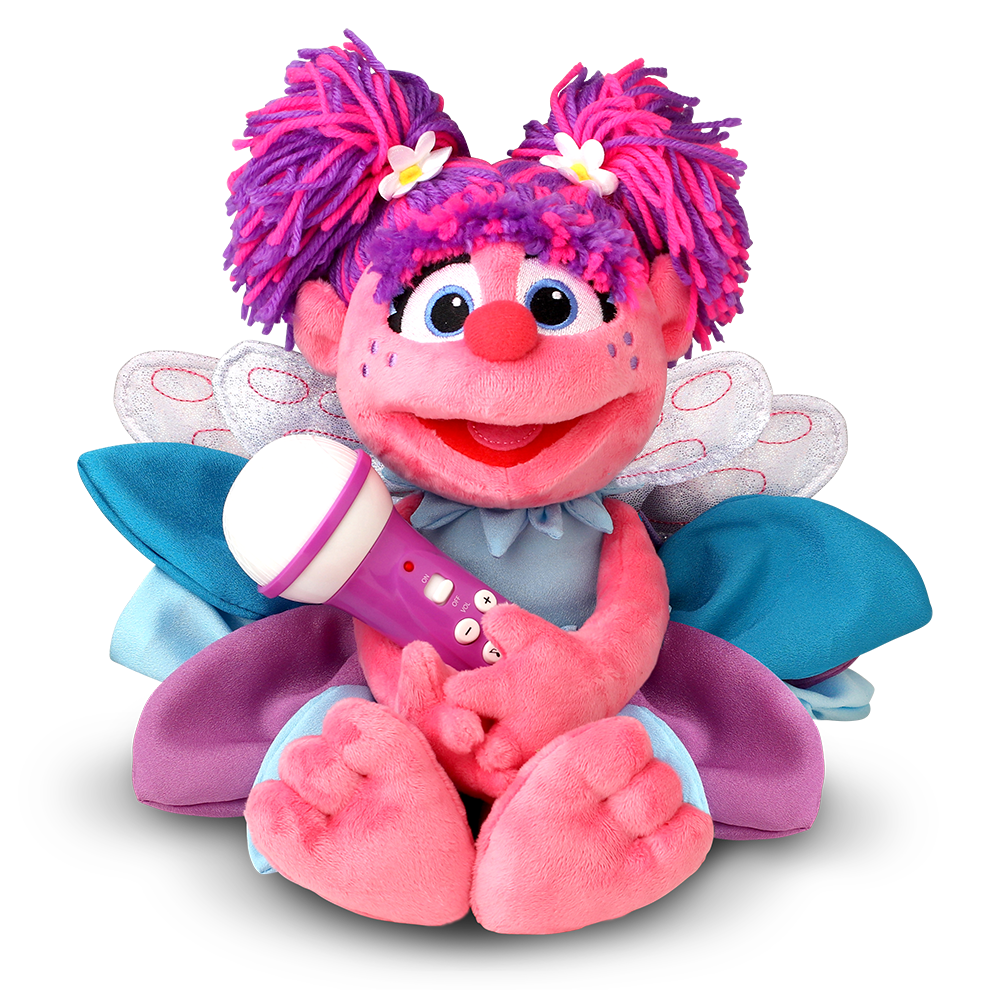 Abby Cadabby Singing Machine Sesame Street Karaoke Plush with built-in microphone