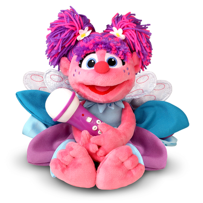 Abby Cadabby Singing Machine Sesame Street Karaoke Plush with built-in microphone