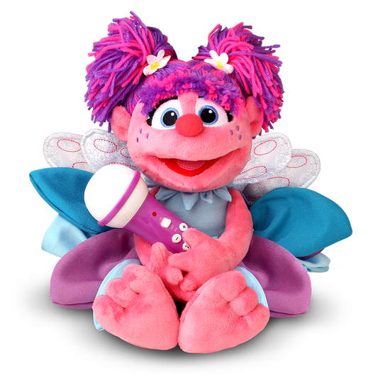 Abby Cadabby Singing Machine Sesame Street Karaoke Plush with built-in microphone