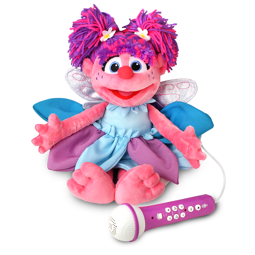 Abby Cadabby Singing Machine Sesame Street Karaoke Plush with microphone