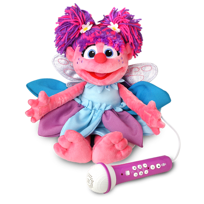 Abby Cadabby Singing Machine Sesame Street Karaoke Plush with microphone