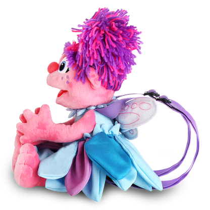 Abby Cadabby Singing Machine Sesame Street Karaoke Plush with purple microphone