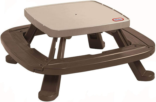 Fold 'n Store Picnic Table with Market Umbrella