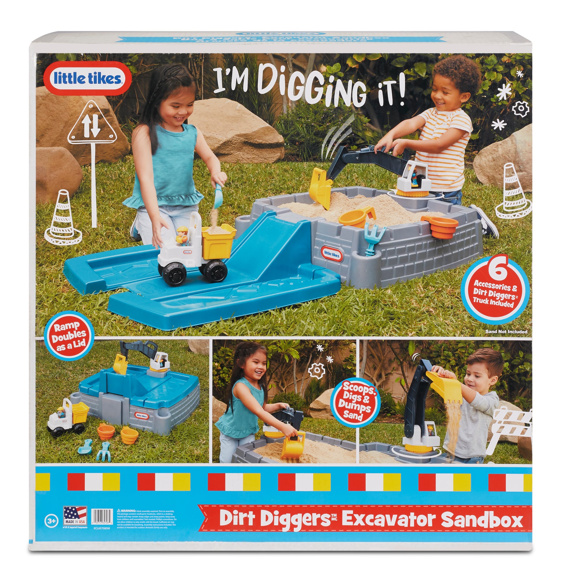 Dirt Diggers Excavator Sandbox