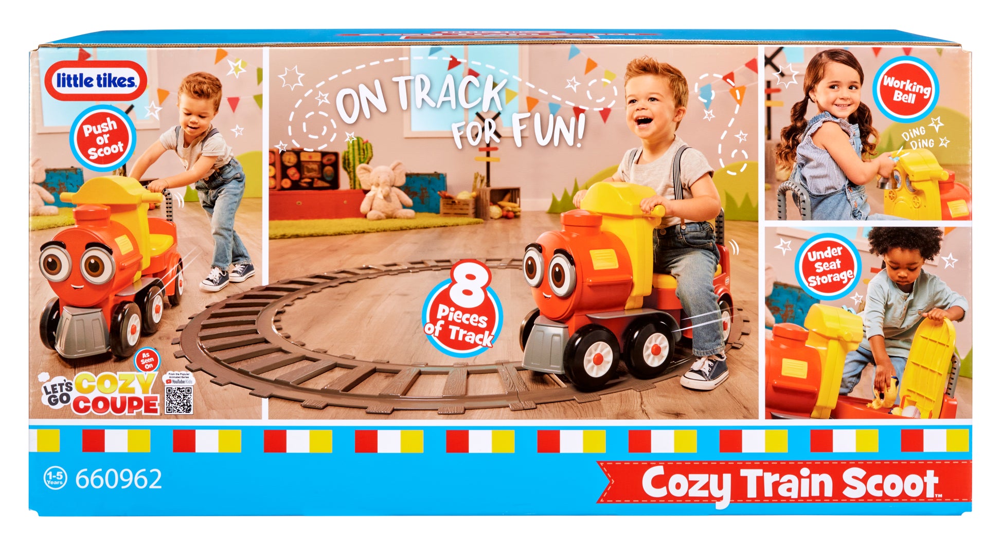 Cozy Train Scoot with Track
