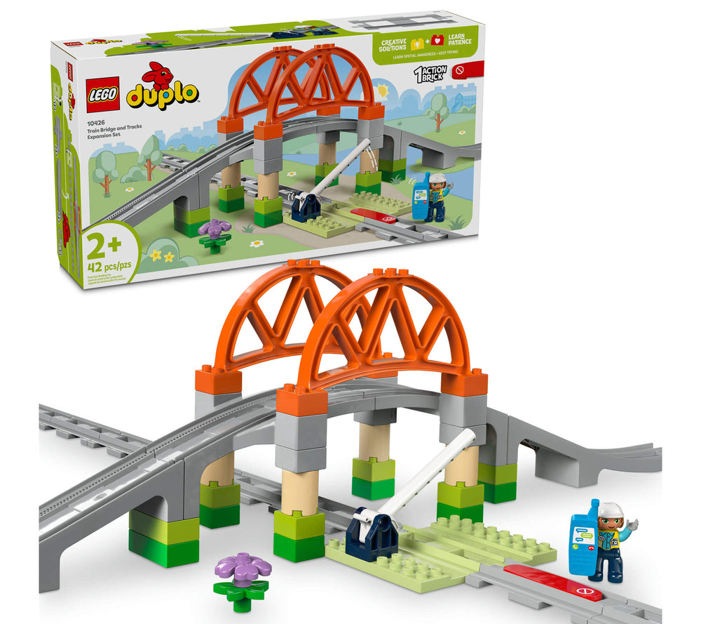 LEGO® DUPLO® Town Train Bridge and Tracks Expansion Set 10426