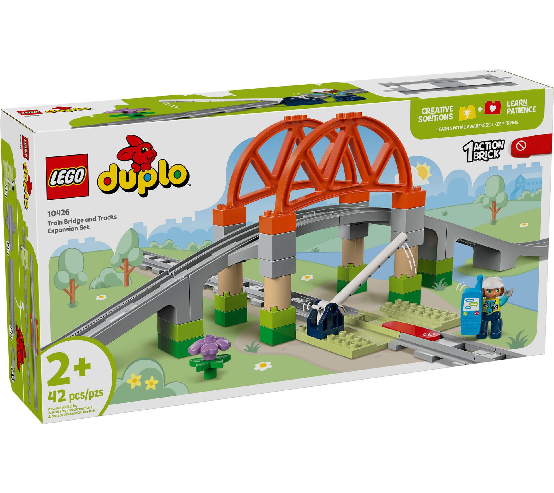 LEGO® DUPLO® Town Train Bridge and Tracks Expansion Set 10426
