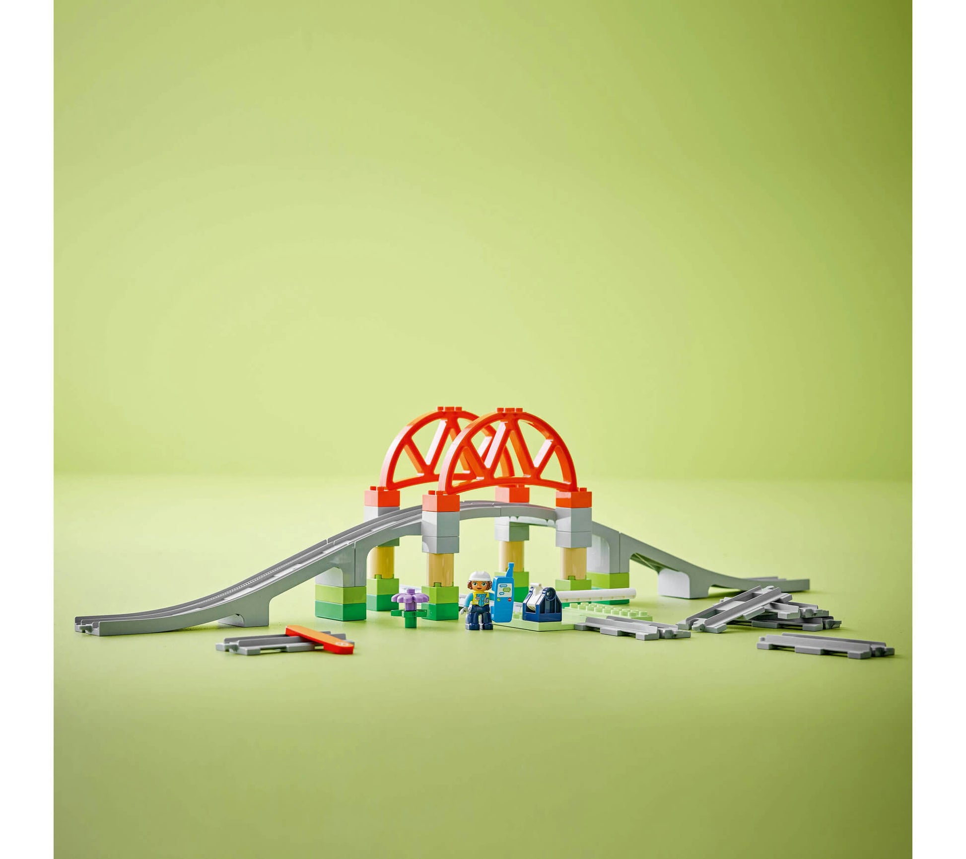 LEGO® DUPLO® Town Train Bridge and Tracks Expansion Set 10426