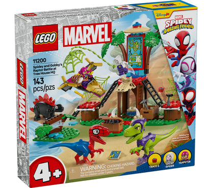 LEGO® Marvel Spidey And His Amazing Friends Spidey and Gobby’s Raptor Battle at Tree House HQ 11200
