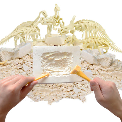 HamiltonBuhl Paleo Hunter Dig Kit - Complete Dinosaur Excavation Set for STEAM Learning