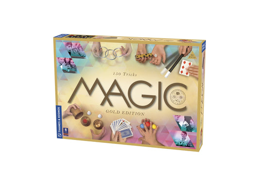 Thames & Kosmos Magic Gold Edition 150 Tricks magic set with cards and props