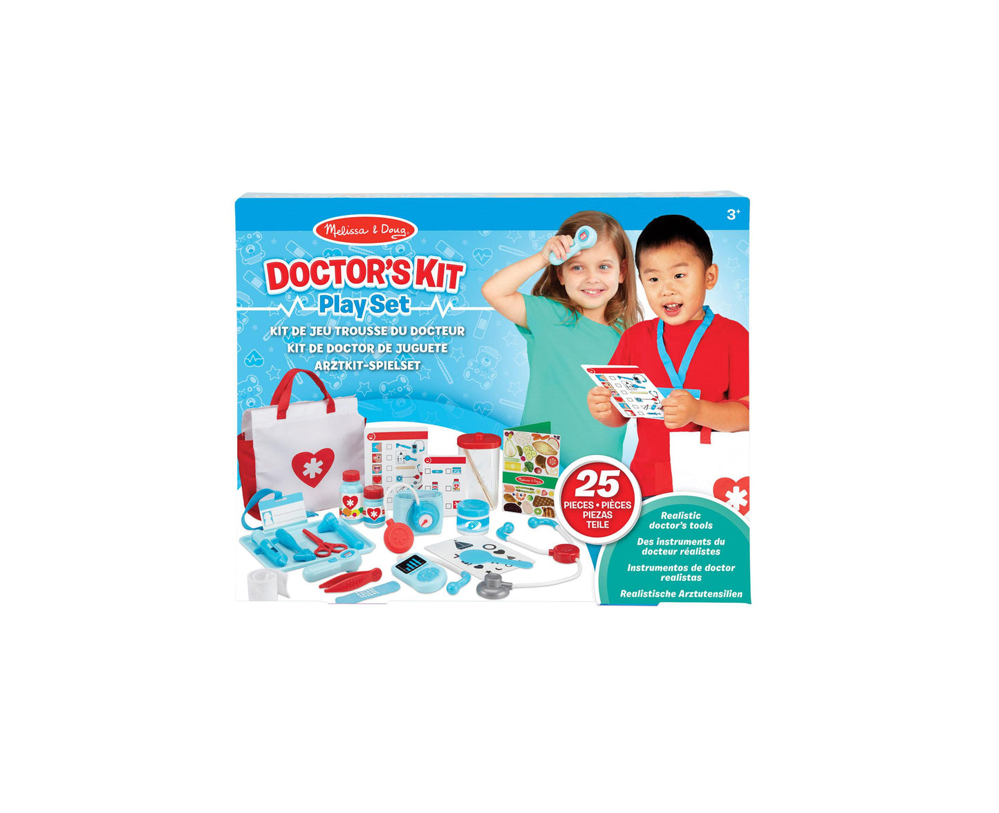 Melissa & Doug 25-Piece Get Well Doctor’s Kit Play Set